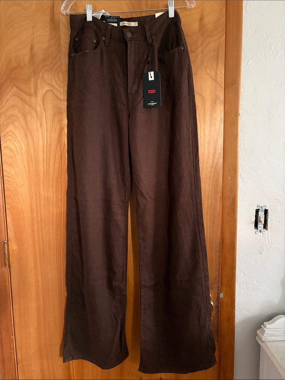 Levi's Brown Wide Leg Pants